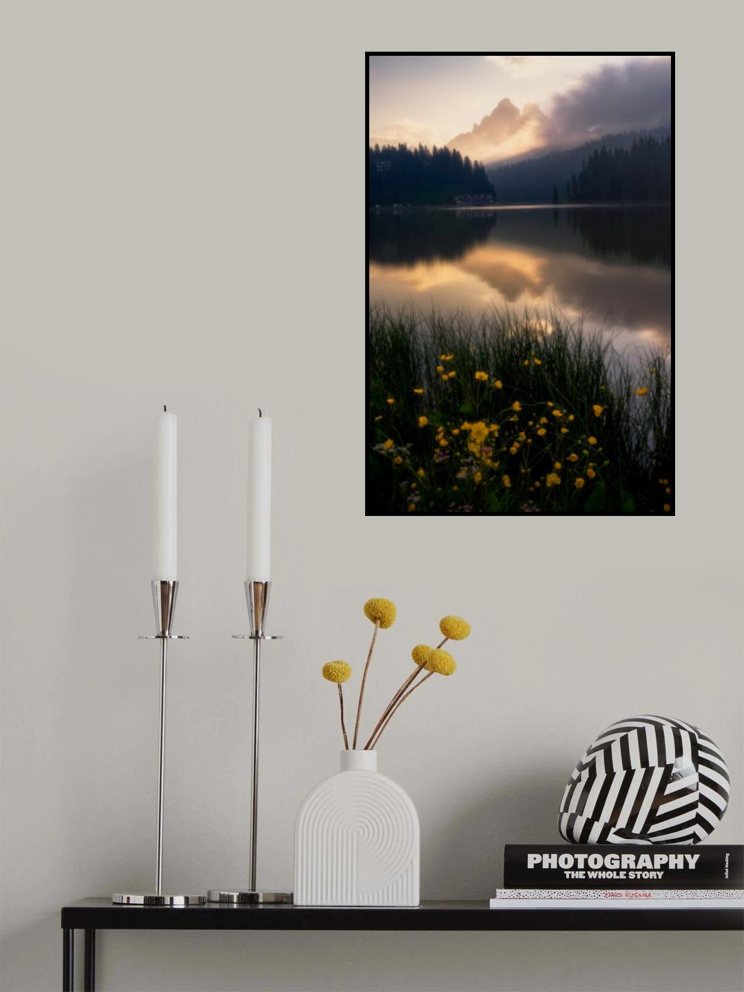 Misurina Morning Poster och Canvastavla