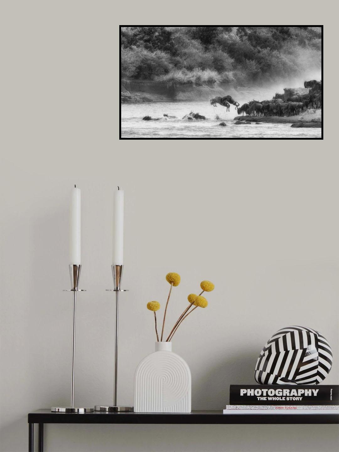 Flying Into The Unknown Poster och Canvastavla