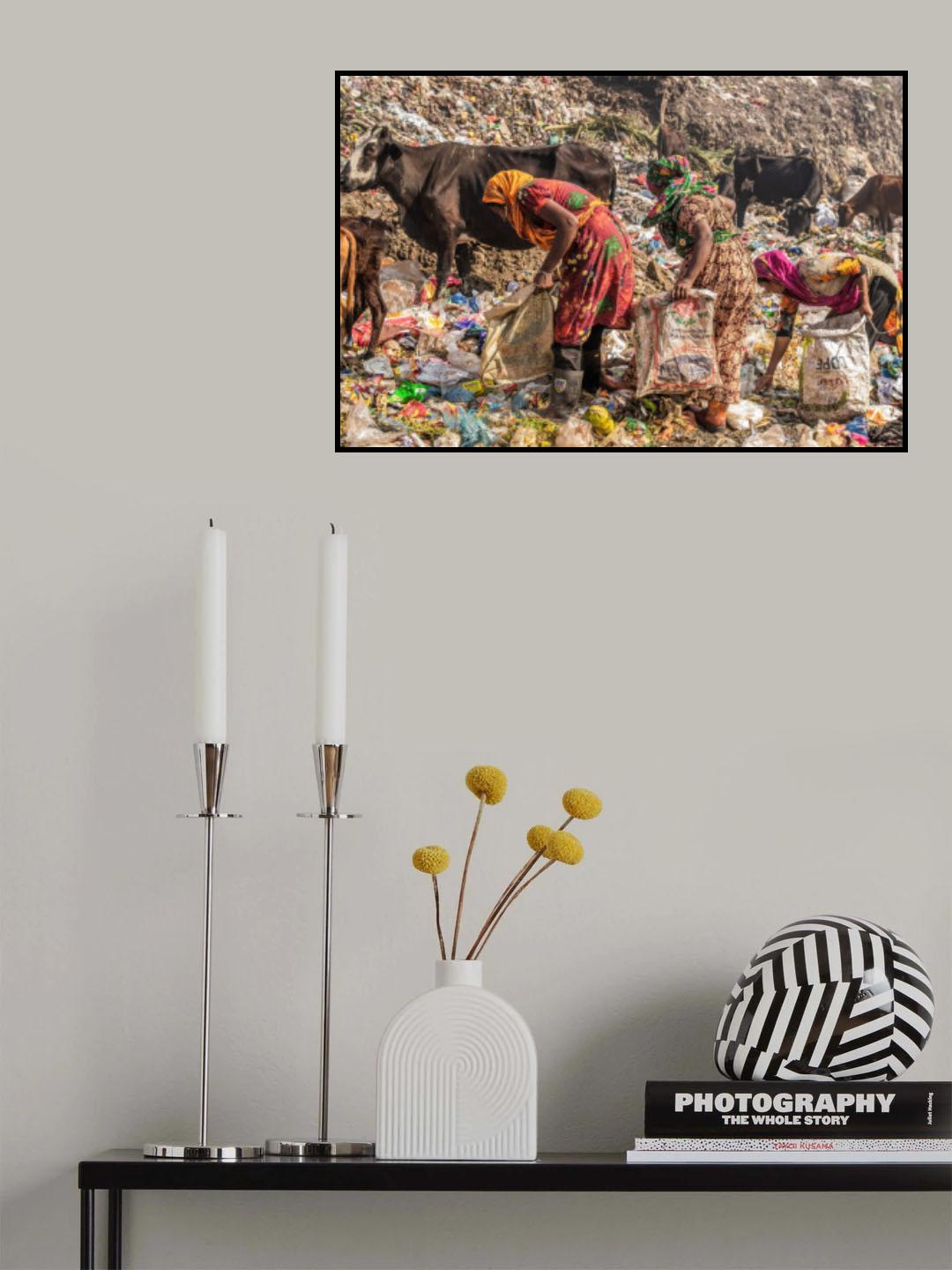 Cittagong garbage field Poster och Canvastavla
