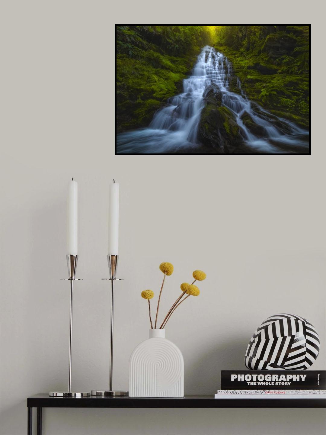 Staircase Falls Poster och Canvastavla