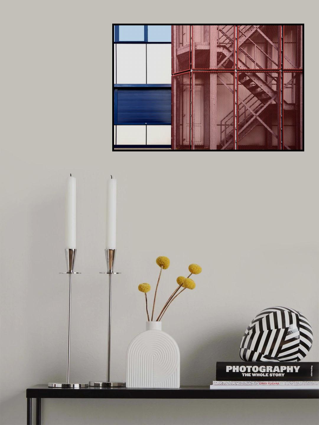 The fire escape Poster och Canvastavla