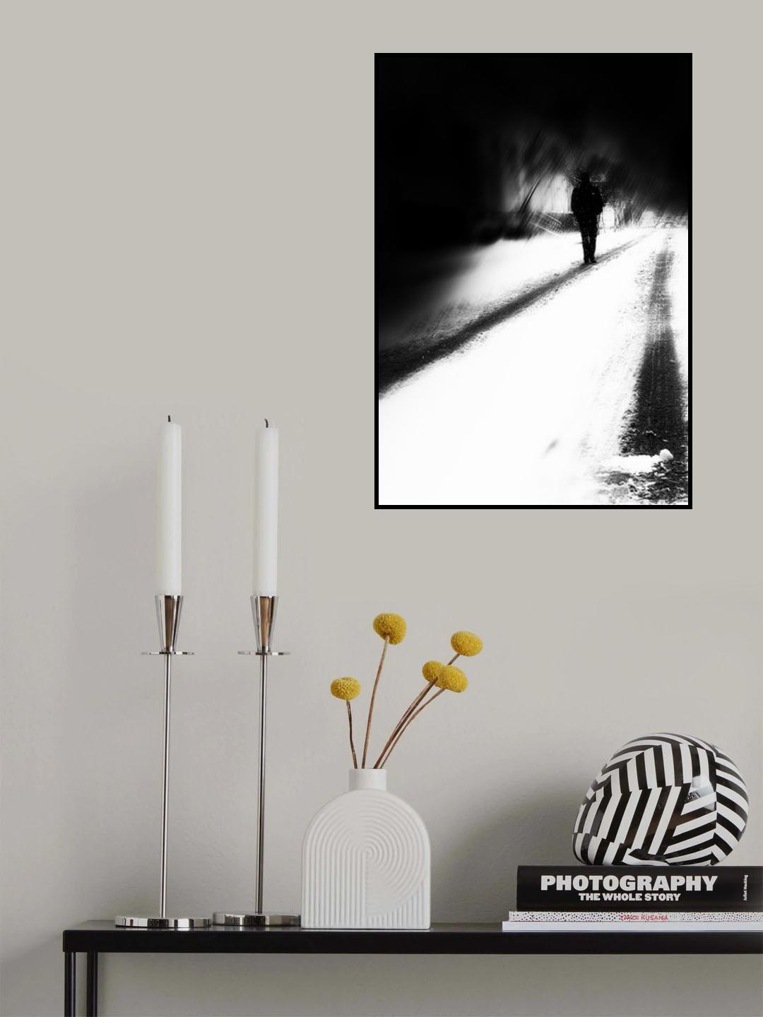 Snowy Poster och Canvastavla