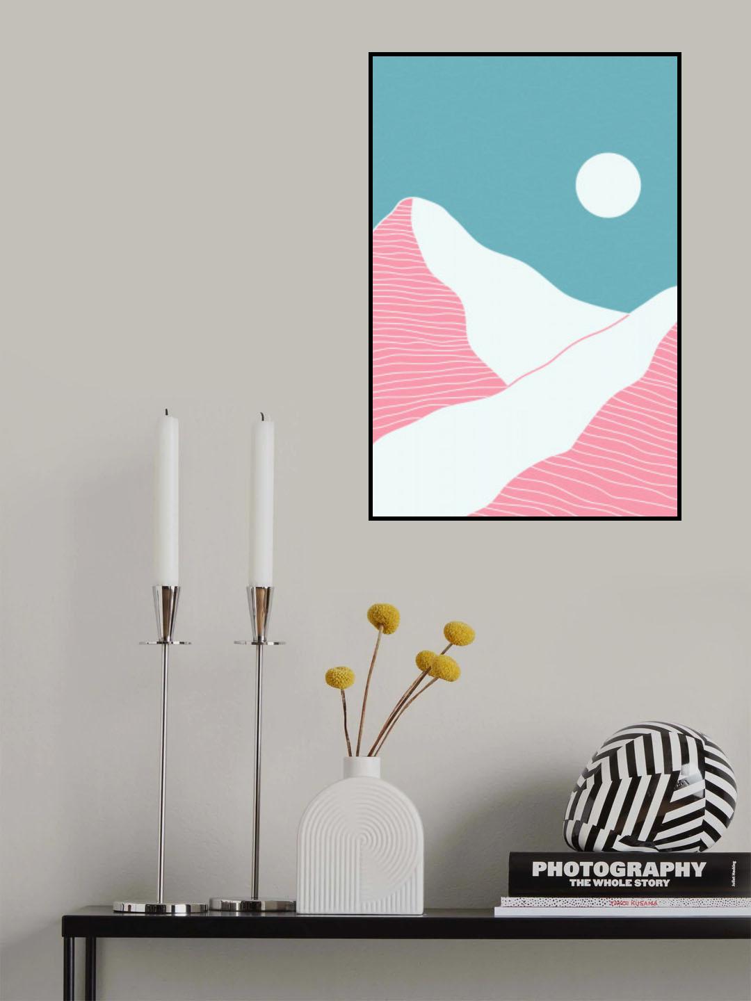 Minimal Alpenglow #2 Poster och Canvastavla