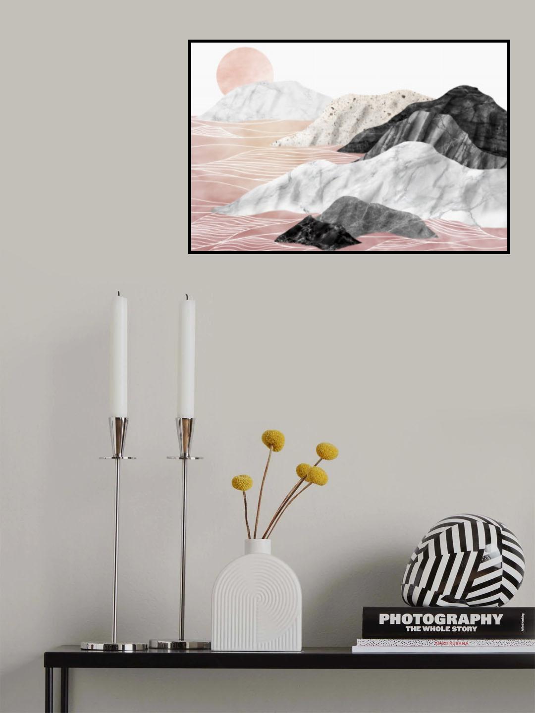 Marble Landscape 01 Poster och Canvastavla
