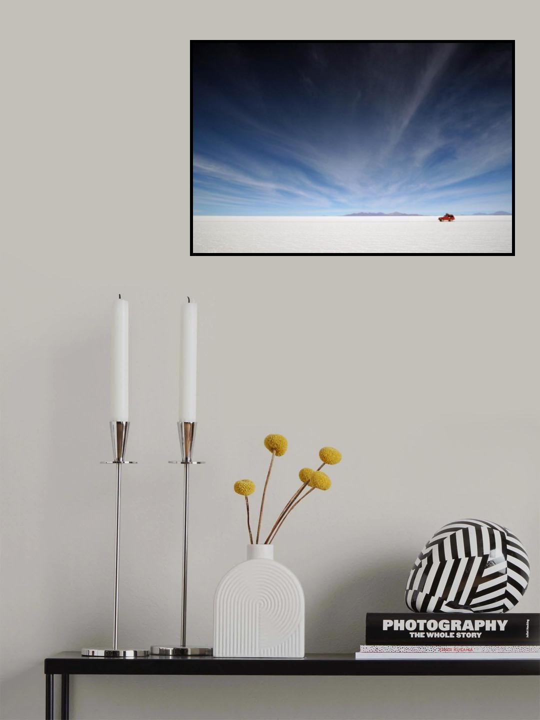 Driving on the Salar Poster och Canvastavla