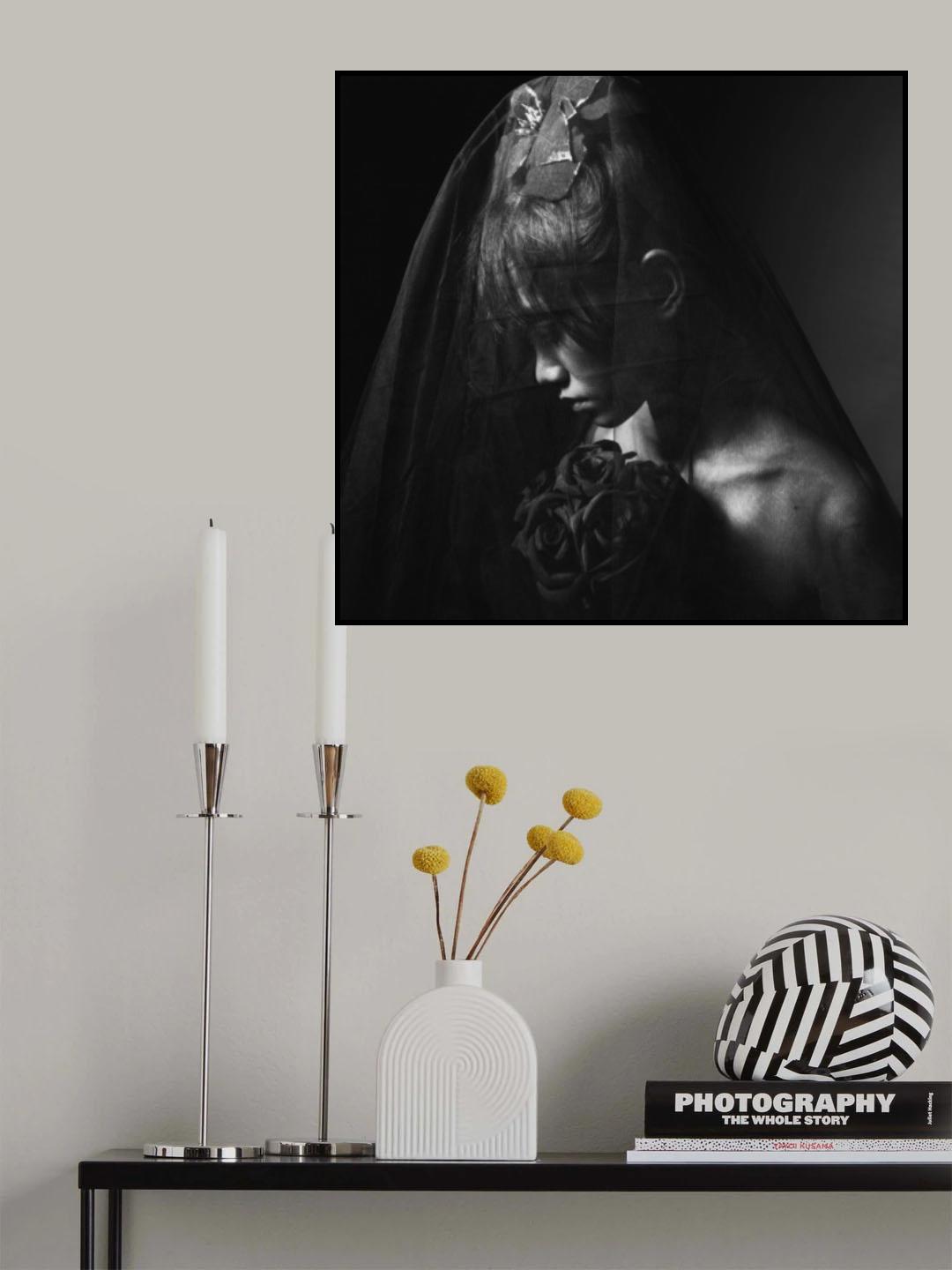 black rose Poster och Canvastavla