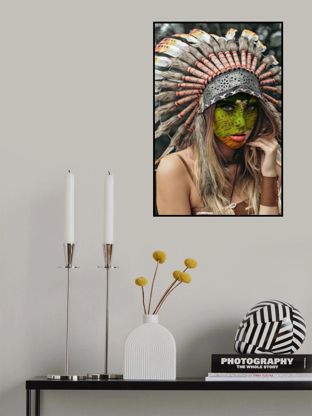 Indian Girls Poster och Canvastavla