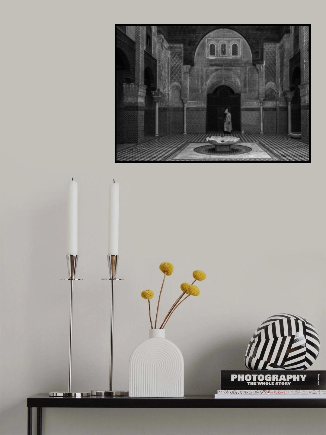 Al Attarine Madrasa Poster och Canvastavla