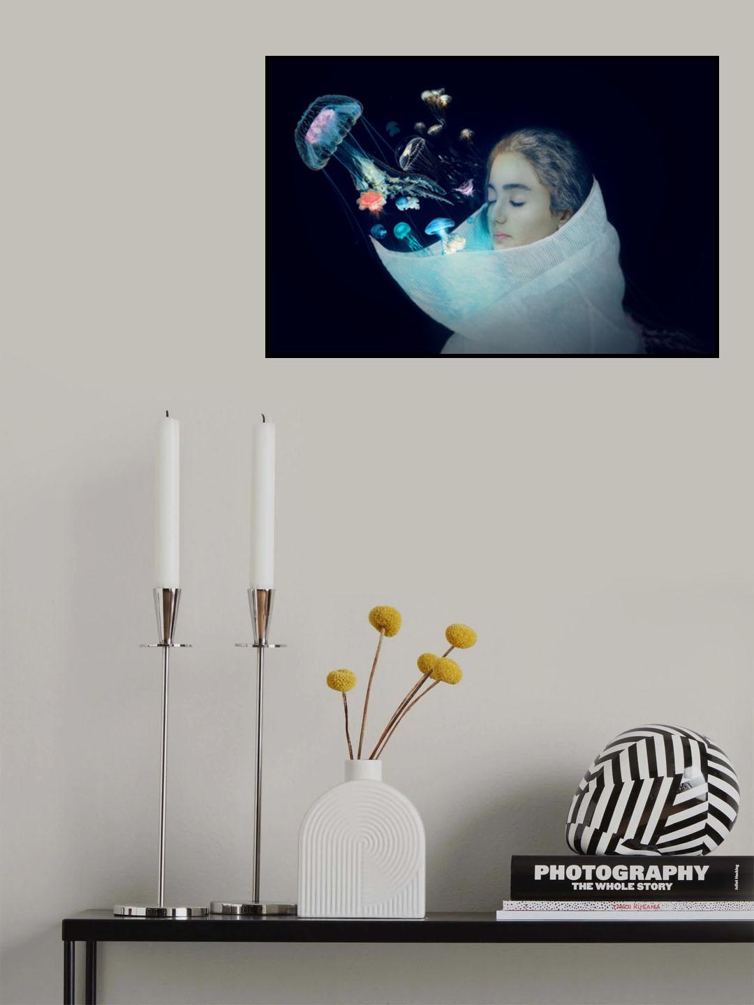 Jellyfish - The Queen of the sea Poster och Canvastavla