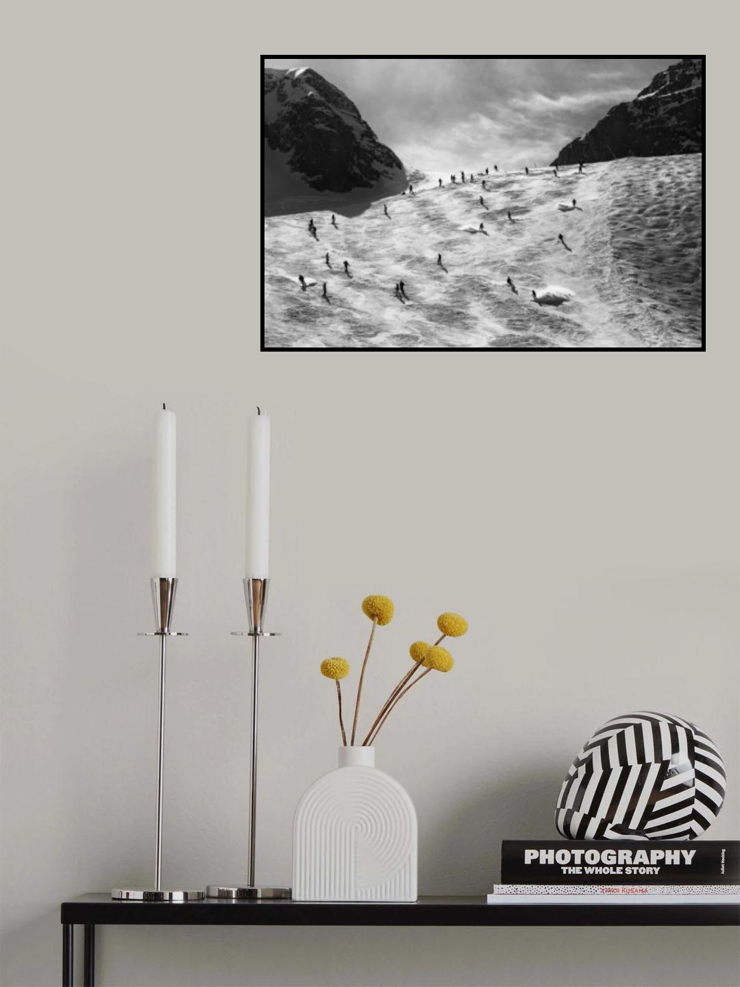 go skiing Poster och Canvastavla