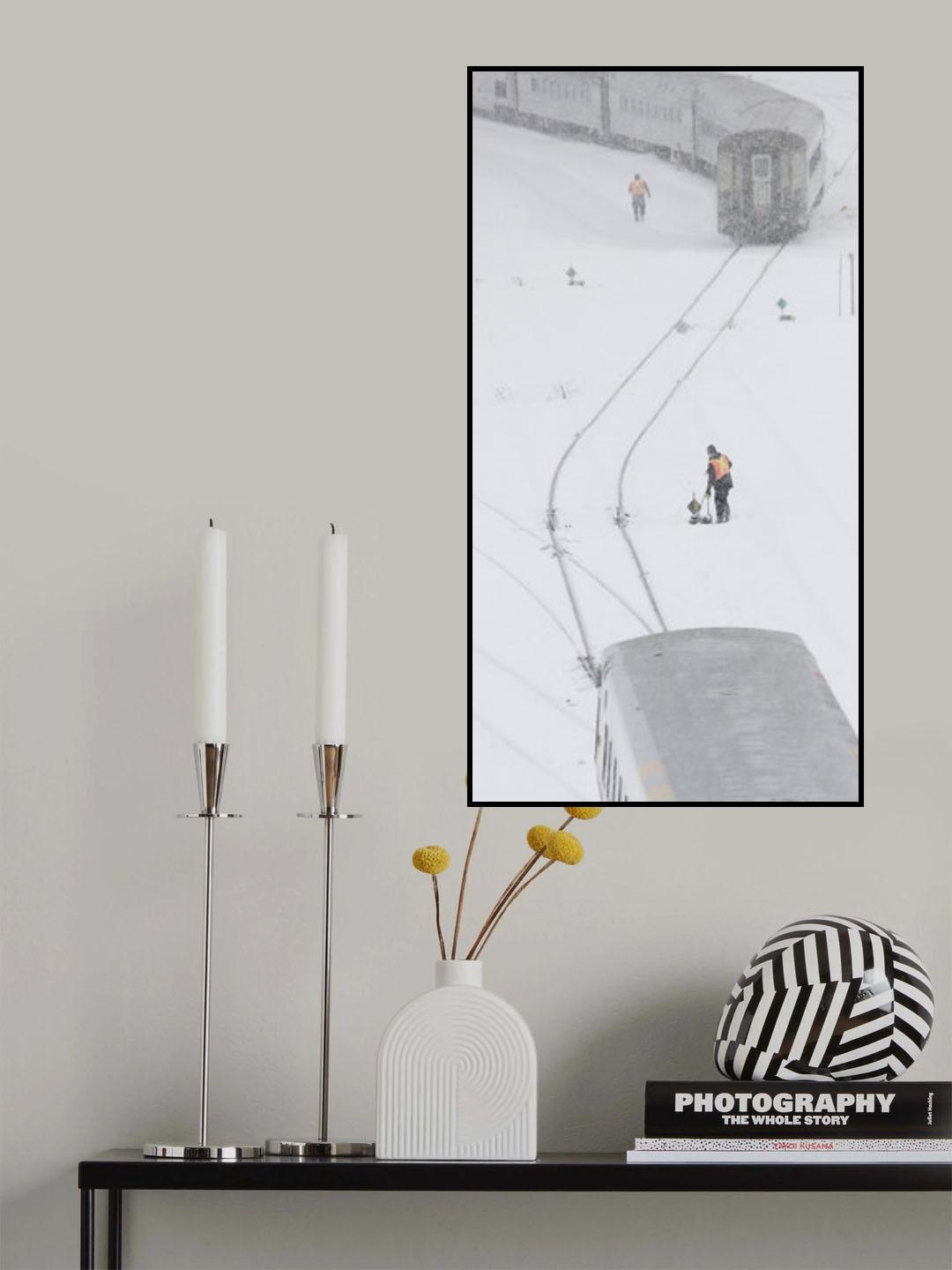 Railway workers Poster och Canvastavla