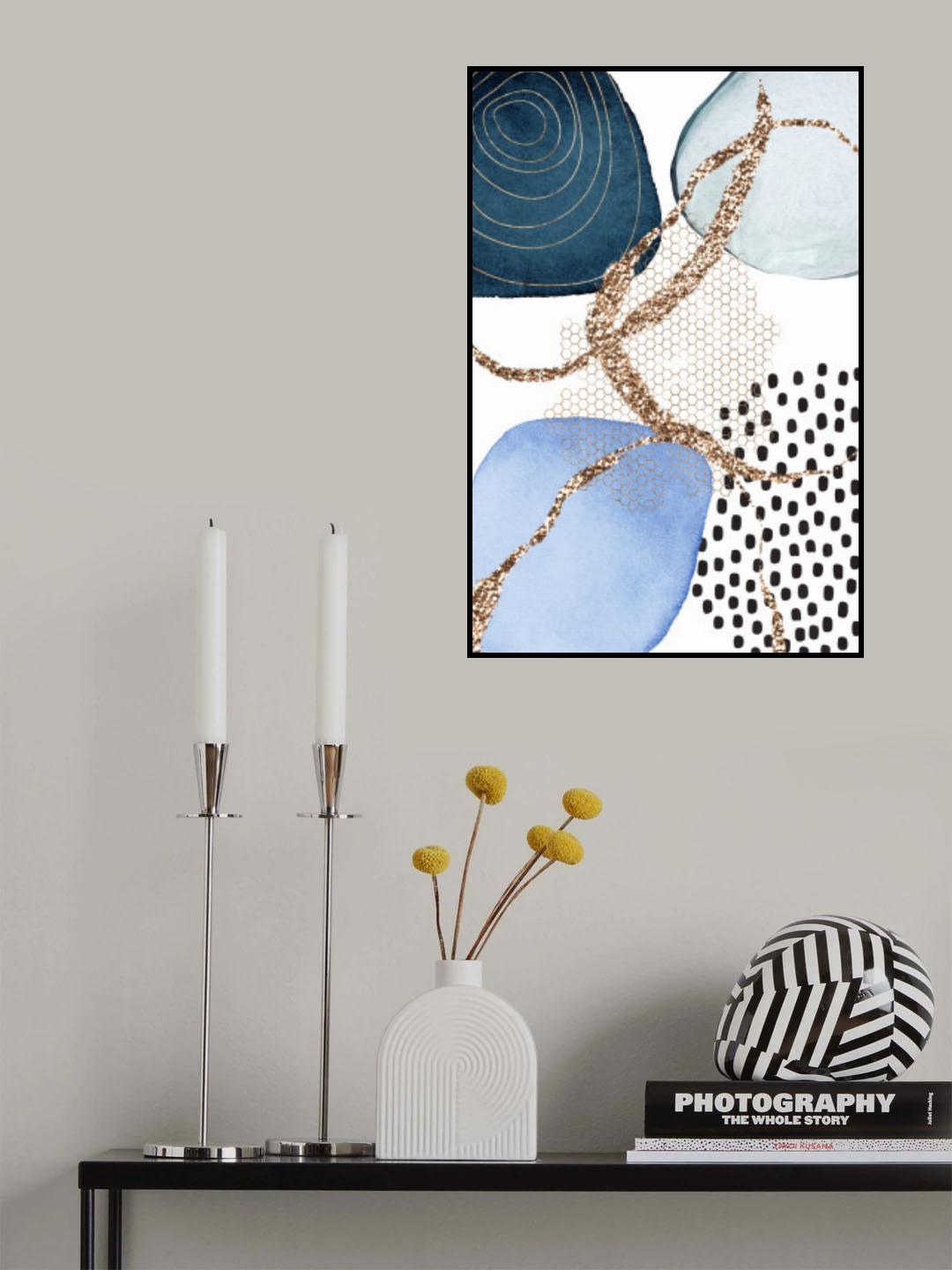 Aesthetic Blues-2 Poster och Canvastavla