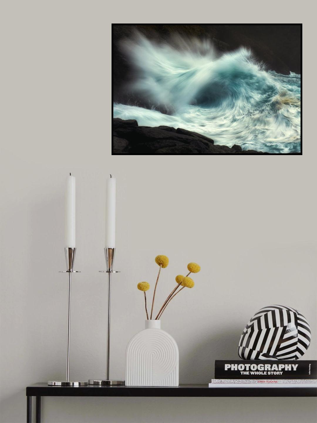POSEIDO GREEN EYE Poster och Canvastavla