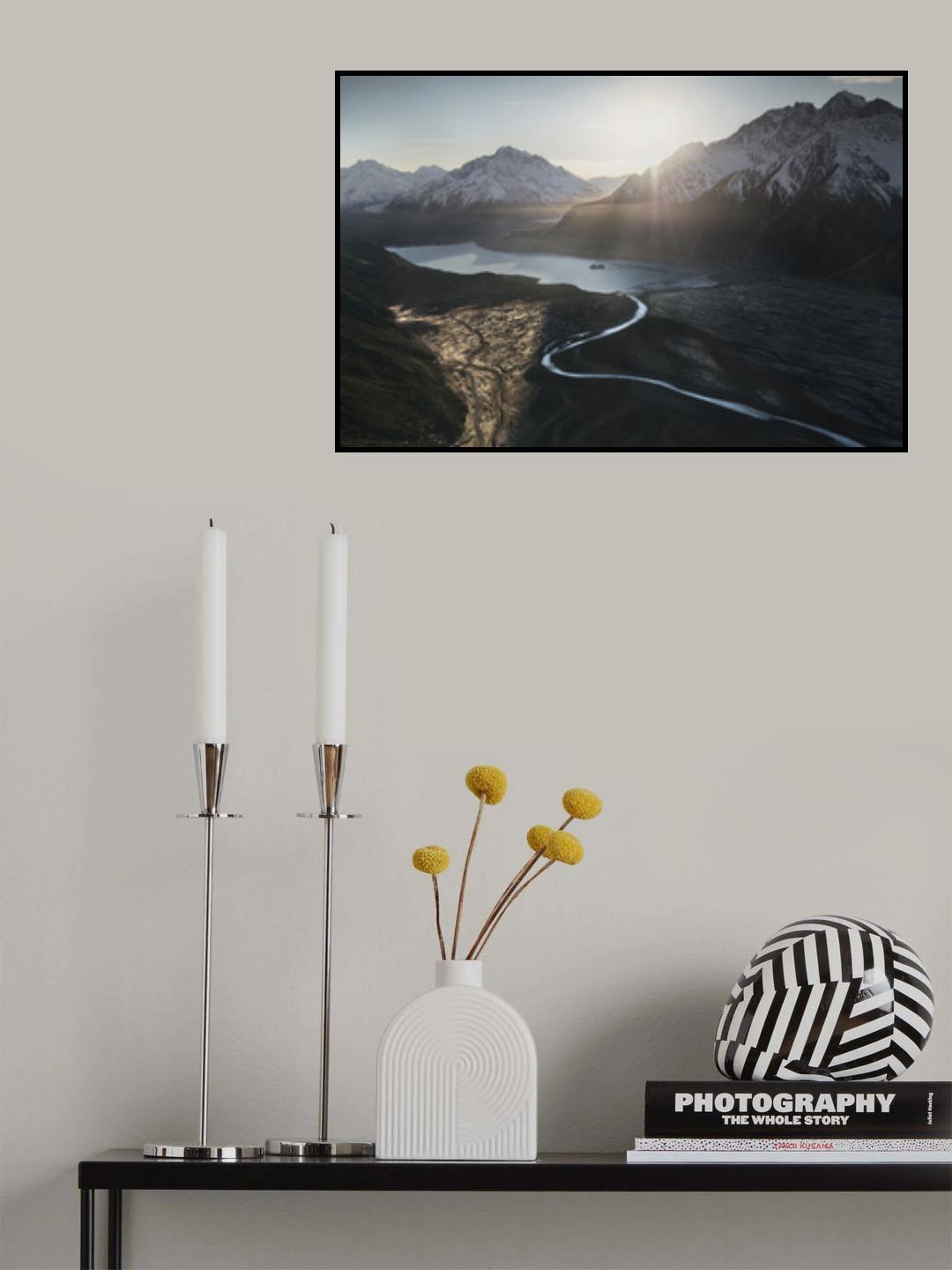 Tasman Valley Poster och Canvastavla