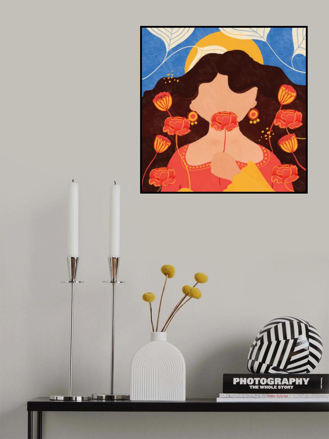 Modern Mughal E Azam Poster och Canvastavla