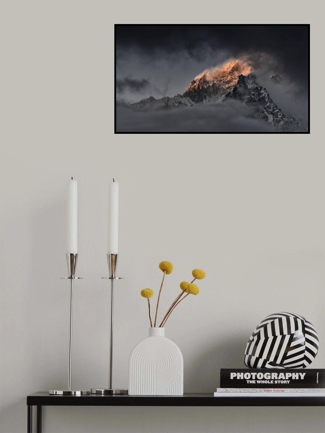 The magical moment before the night. Poster och Canvastavla