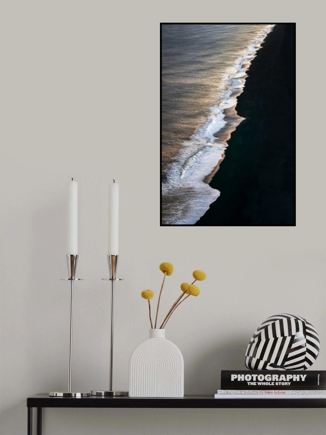 Black Beach Poster och Canvastavla