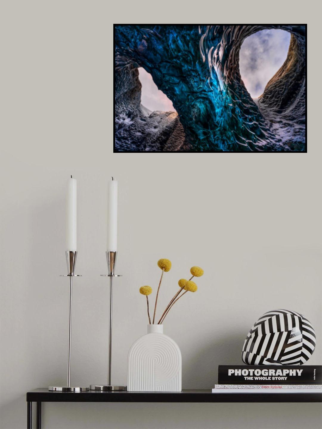 Ice Cave Poster och Canvastavla