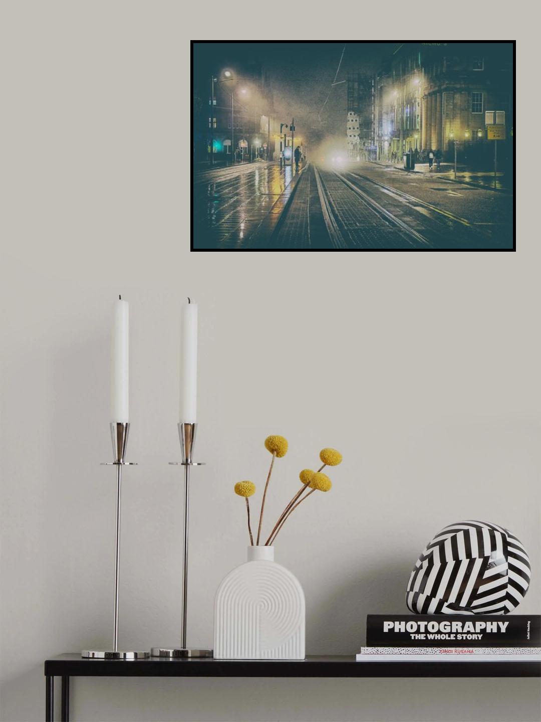 A Long Night Poster och Canvastavla