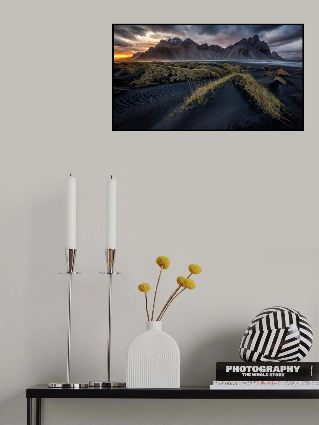 Vestrahorn sunset Poster och Canvastavla