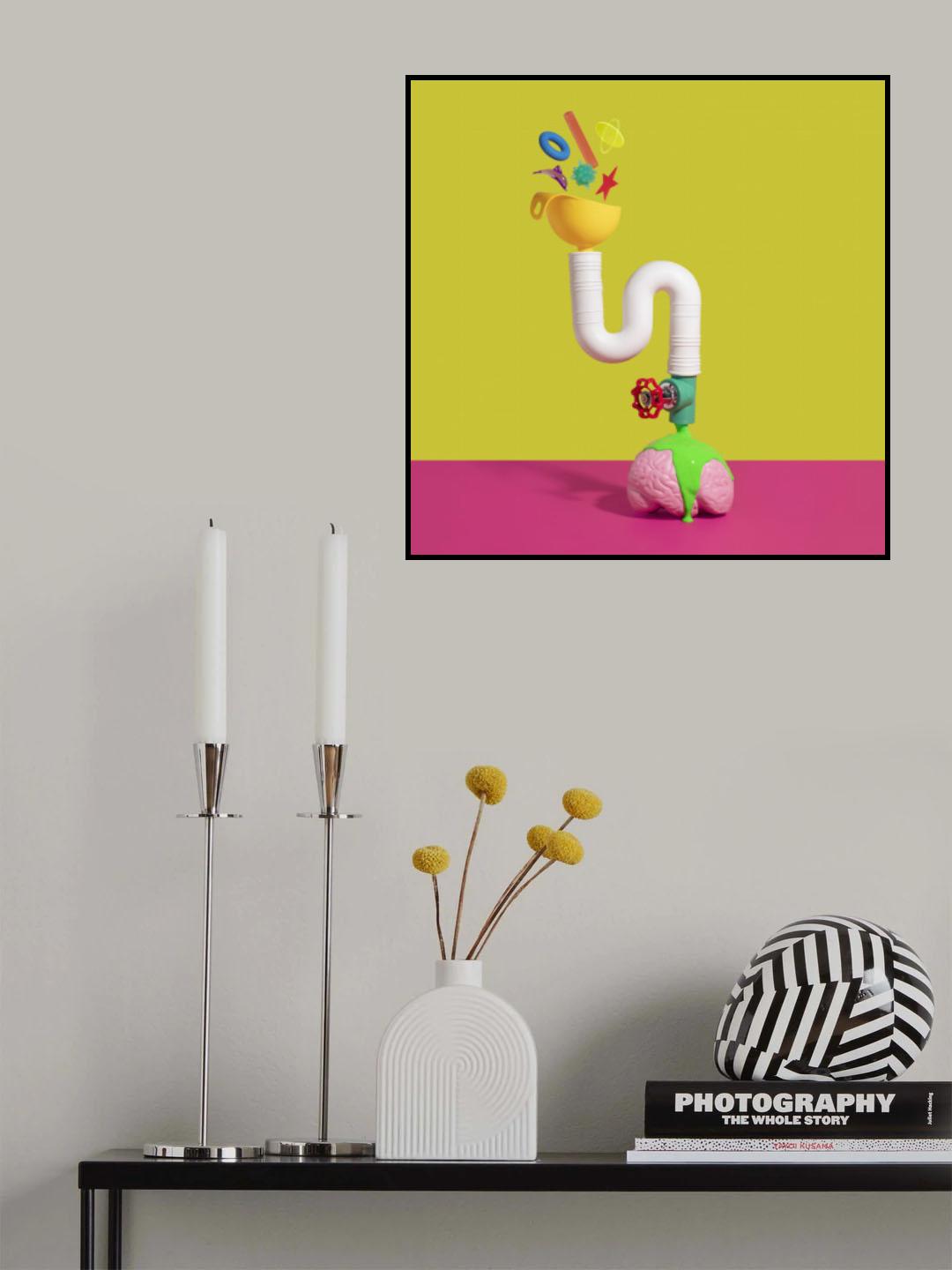Brain Food Q Poster och Canvastavla