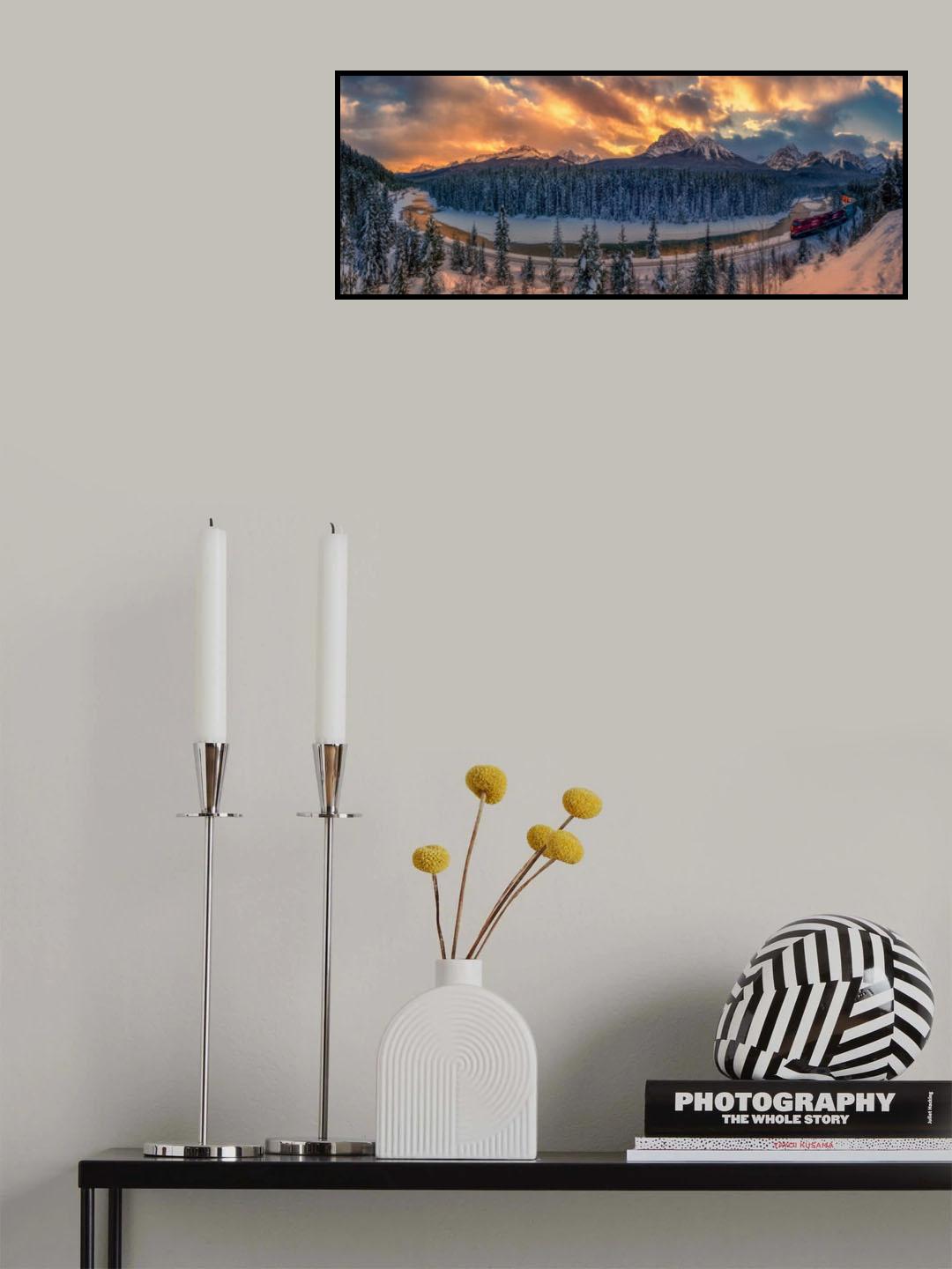 Canadian Railway Poster och Canvastavla