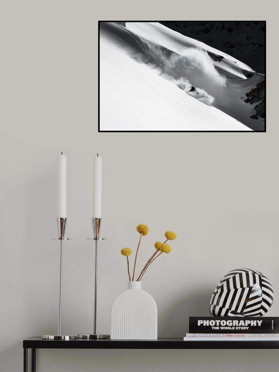 Cloud of Snow Poster och Canvastavla