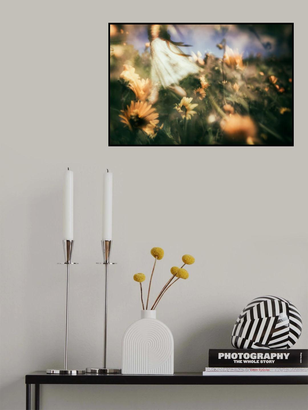 Let the morning time drop its petals on me.. Poster och Canvastavla