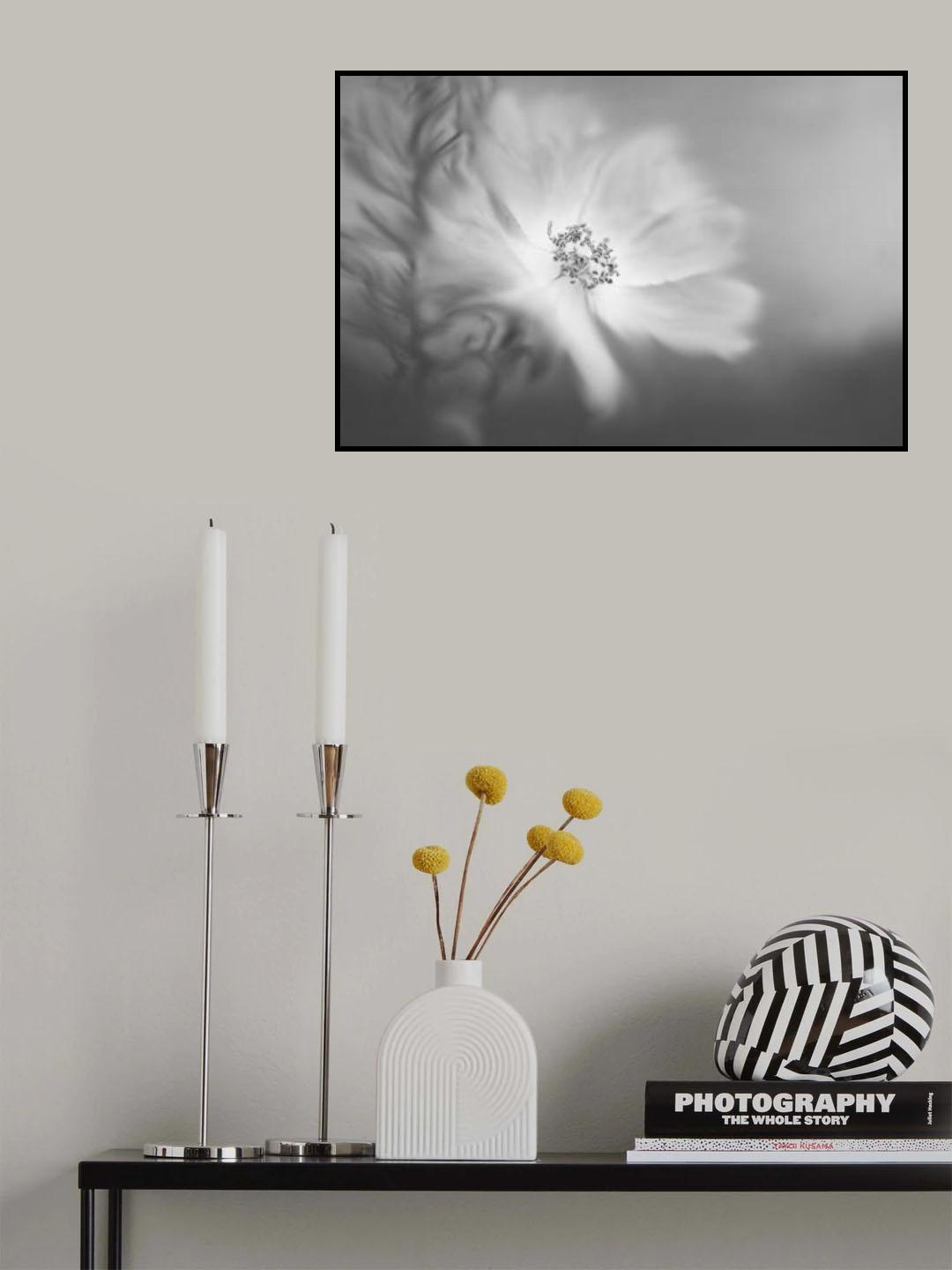 Wild rose in the wind Poster och Canvastavla