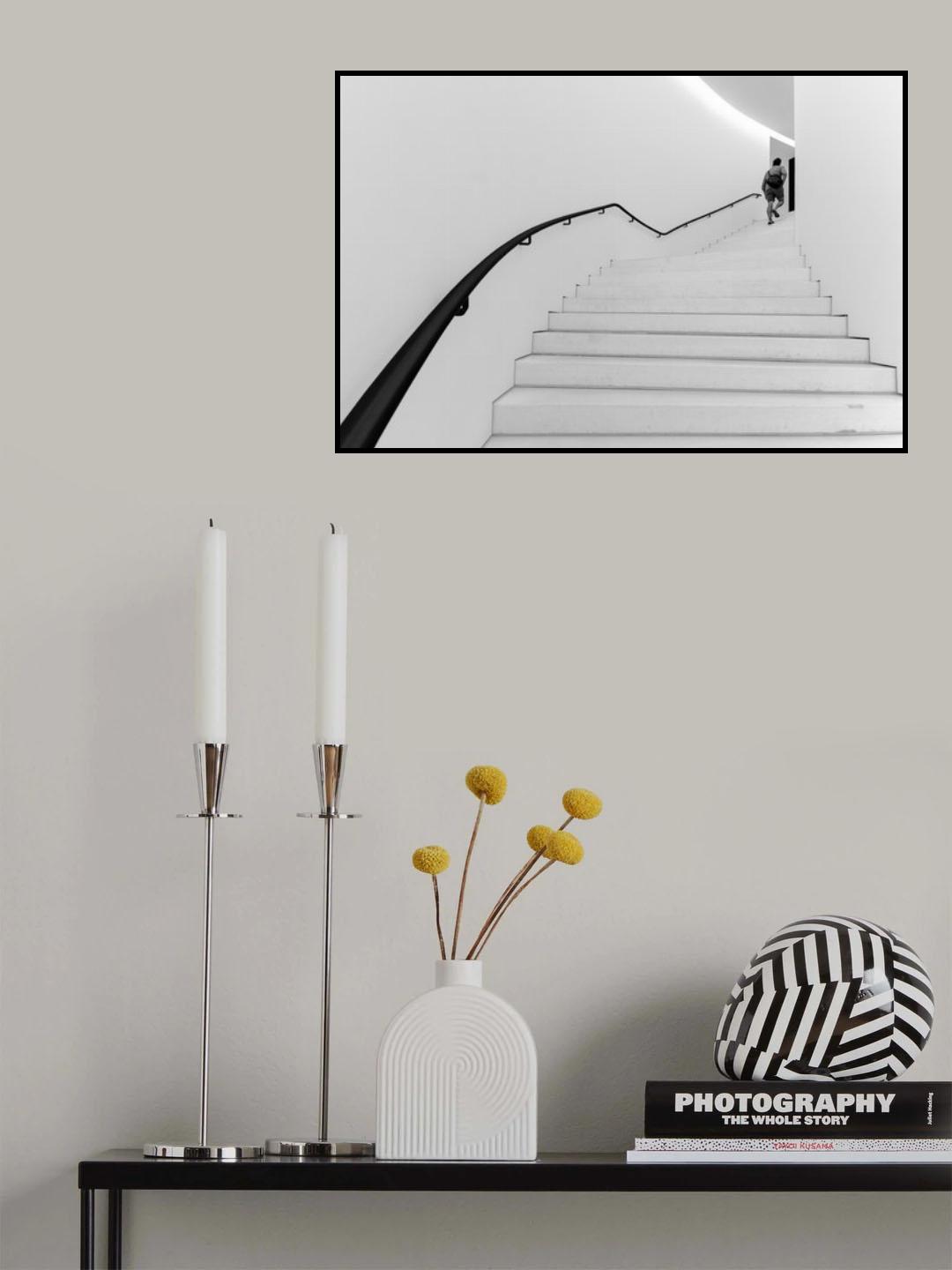 black handrail Poster och Canvastavla