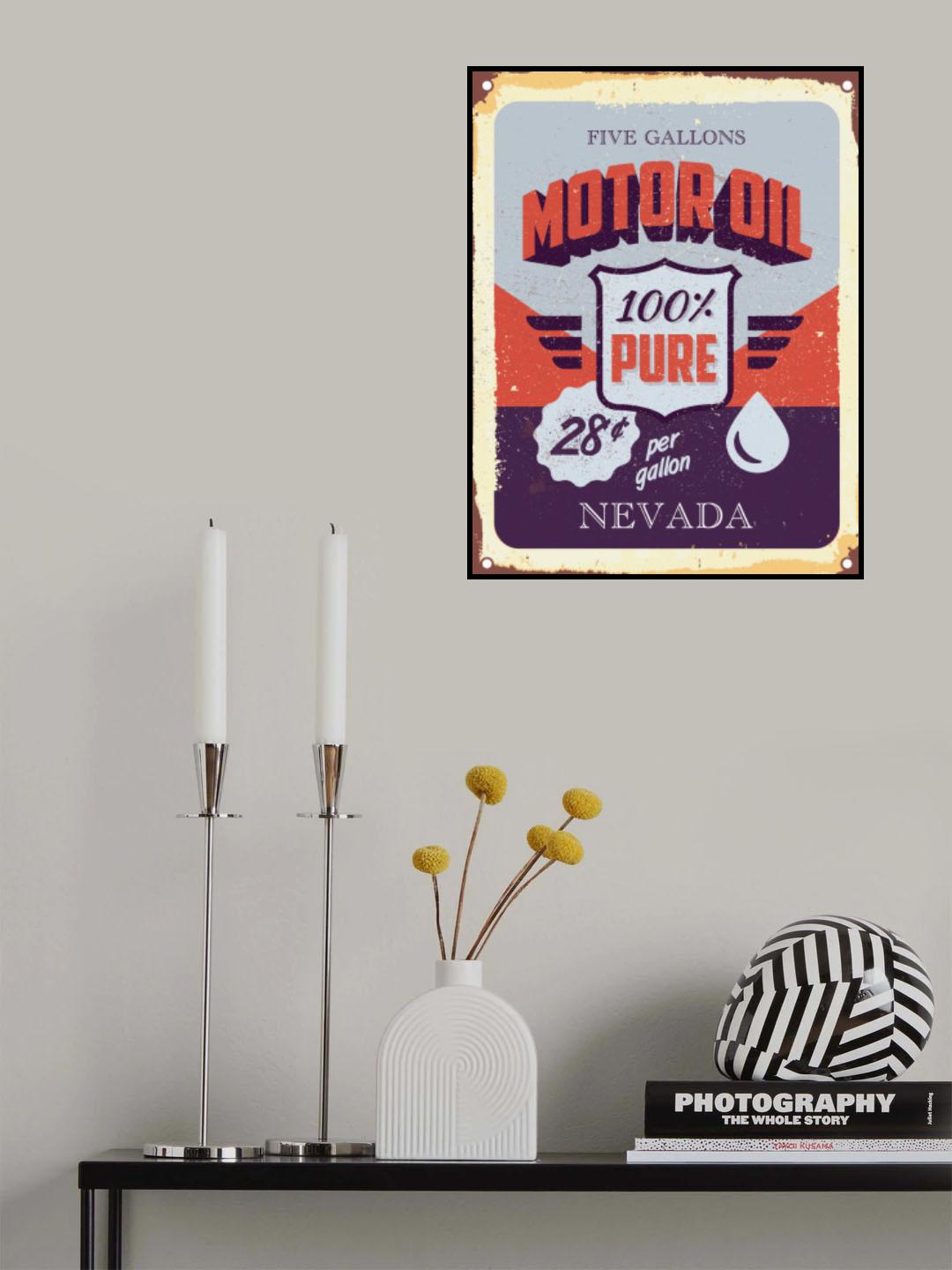 Nevada Oil Poster och Canvastavla