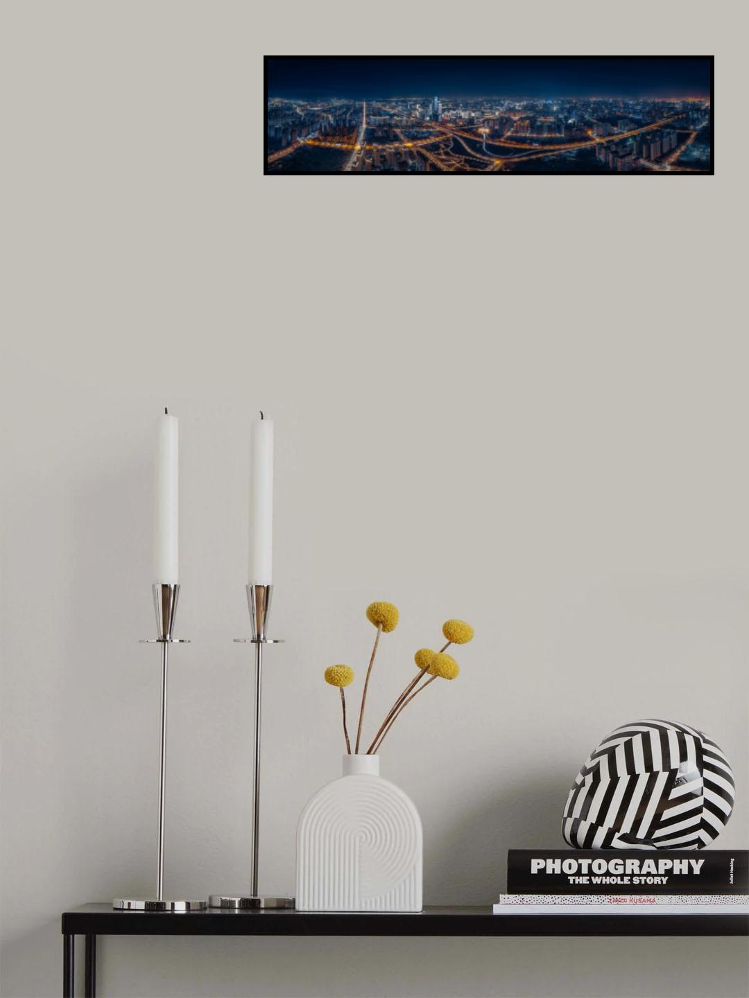 西安高新区全景 Poster och Canvastavla
