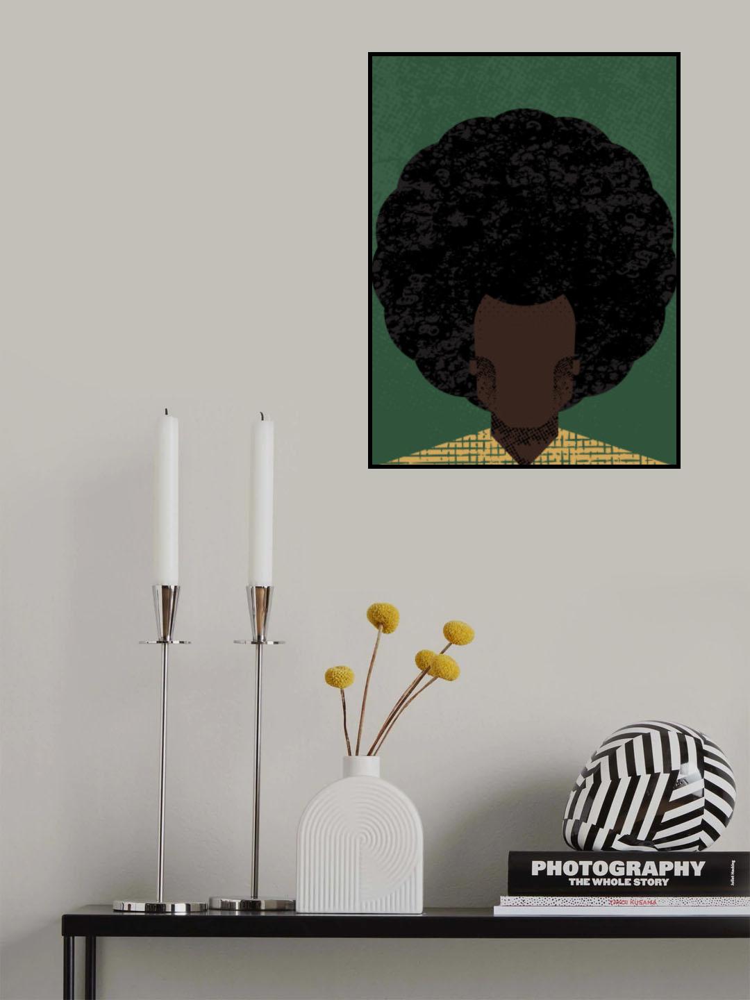 Afro Poster och Canvastavla