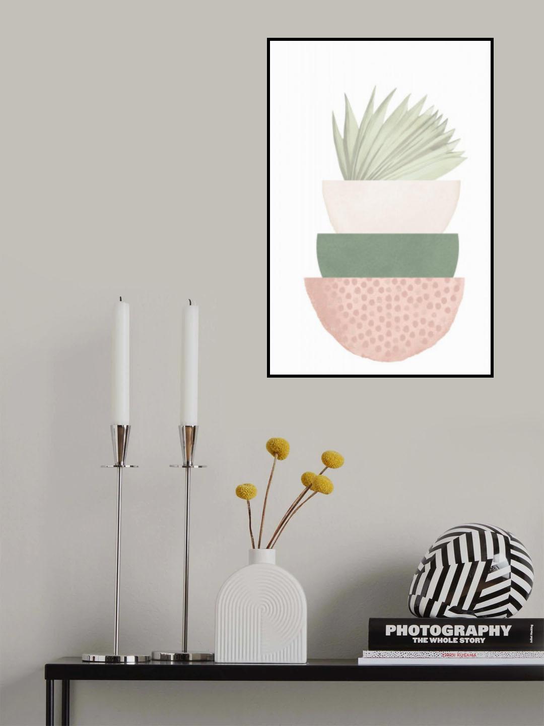 Sage Pink 2 Poster och Canvastavla