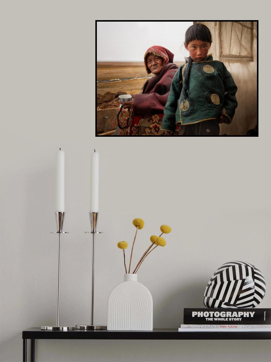 Granny and me Poster och Canvastavla