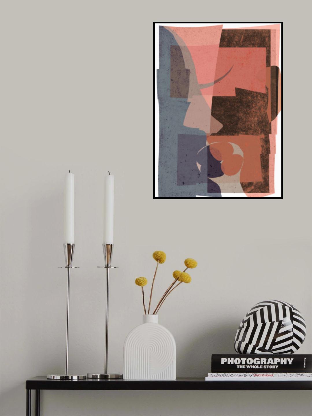 The Kiss Poster och Canvastavla