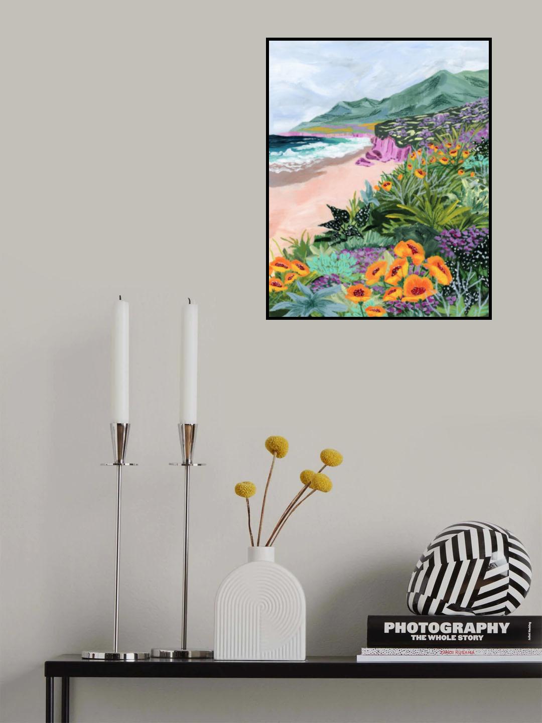 Coastal Bluffs Poster och Canvastavla