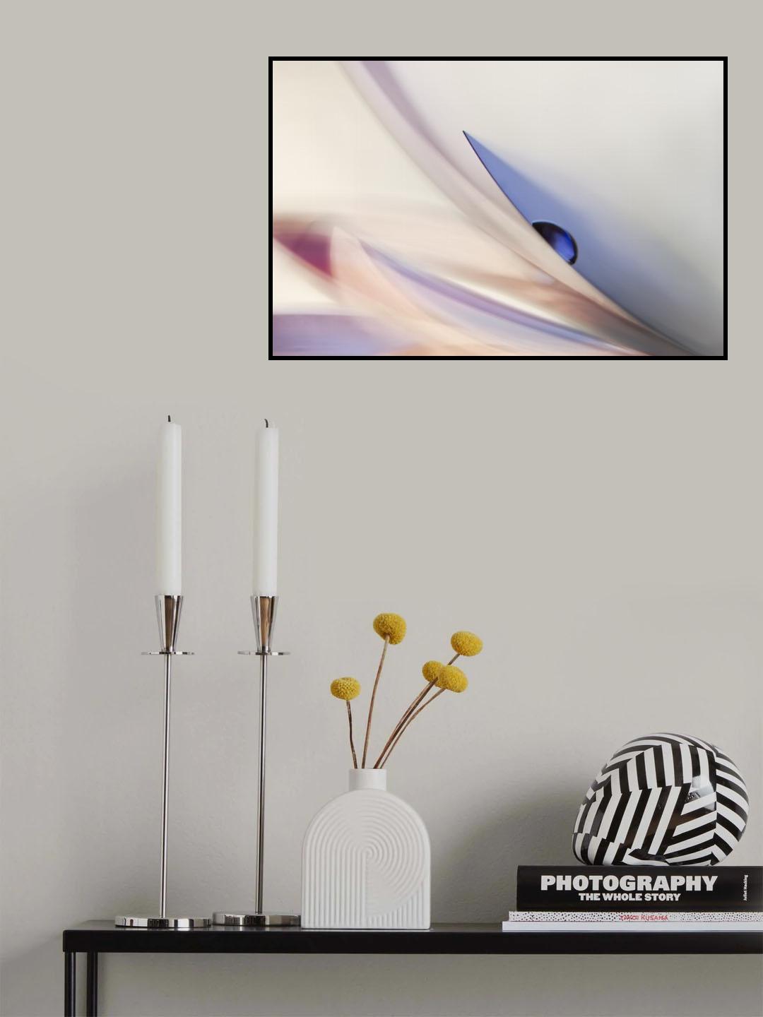 The blue drop Poster och Canvastavla