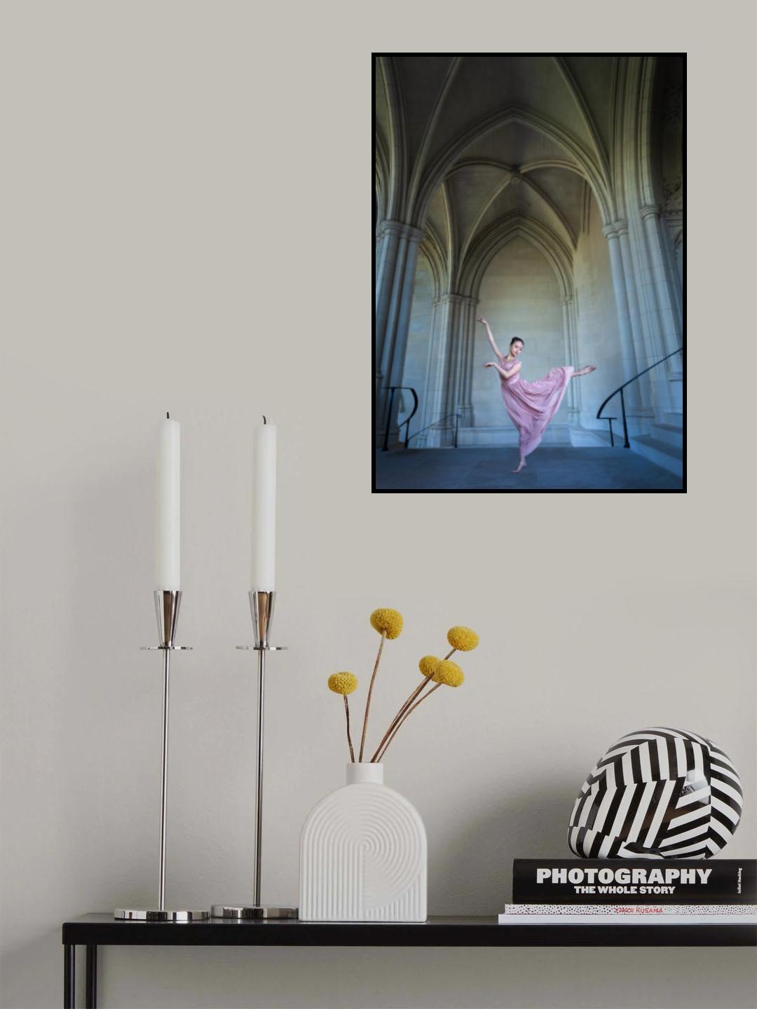 Pink Elegance Poster och Canvastavla