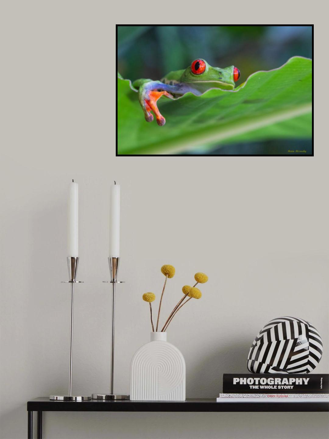 MRS RED EYE Poster och Canvastavla