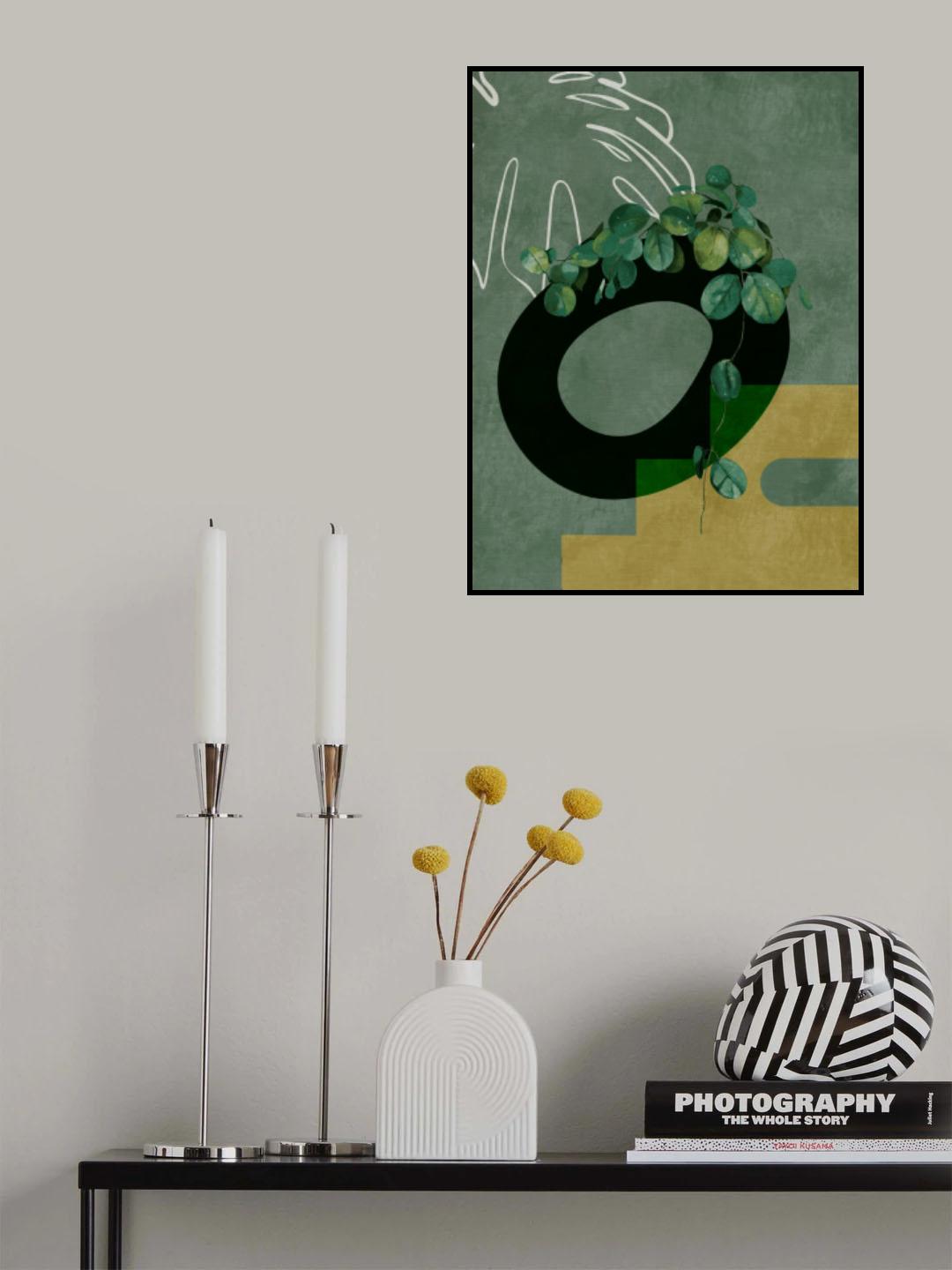 Leaves More 4 Greenery Poster och Canvastavla