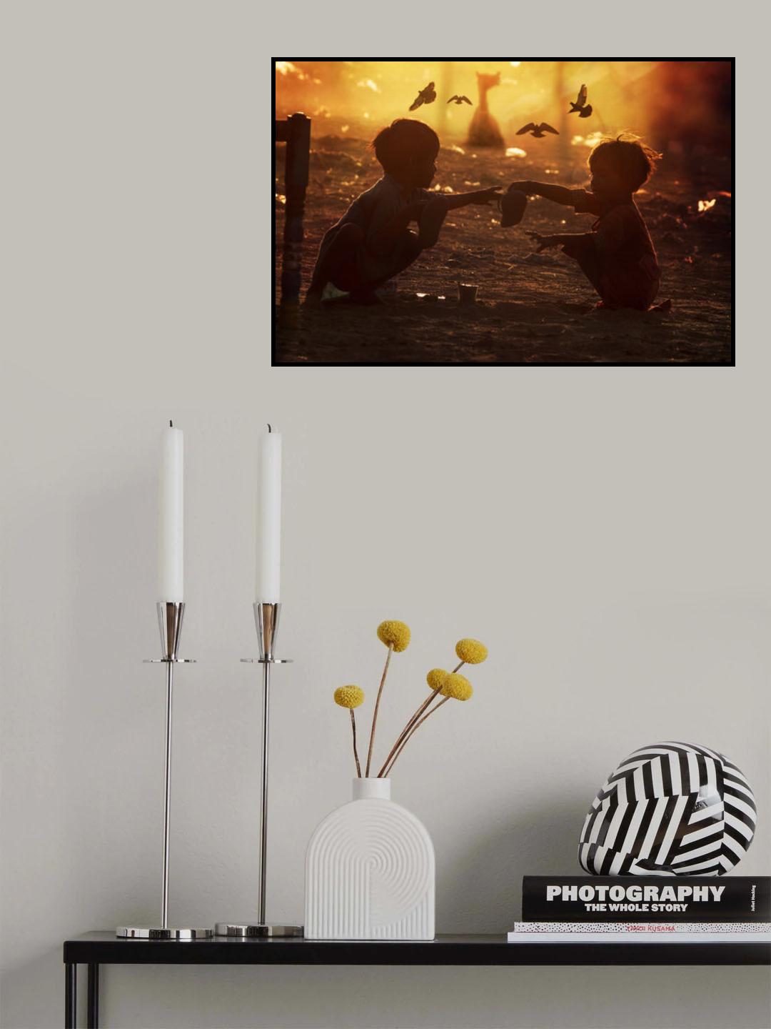Children from India Poster och Canvastavla