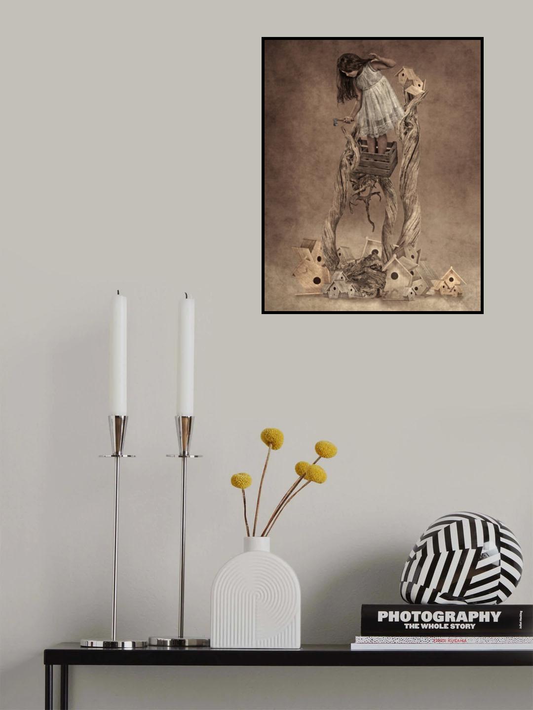 Custodia compartida II Poster och Canvastavla