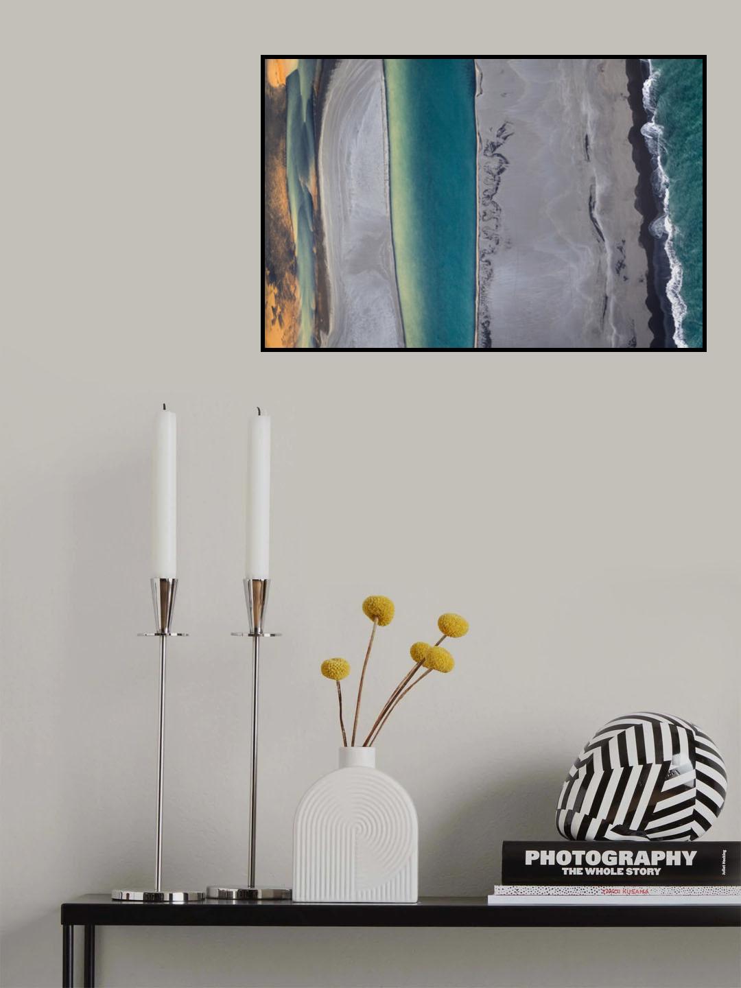 Icelandic coastline Poster och Canvastavla