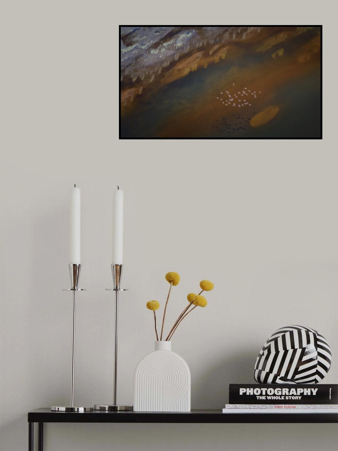 Flying Over the Magic Lake Poster och Canvastavla