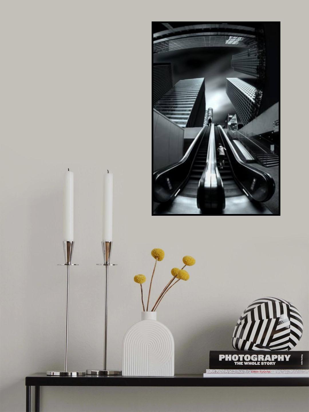 escalator to hell Poster och Canvastavla