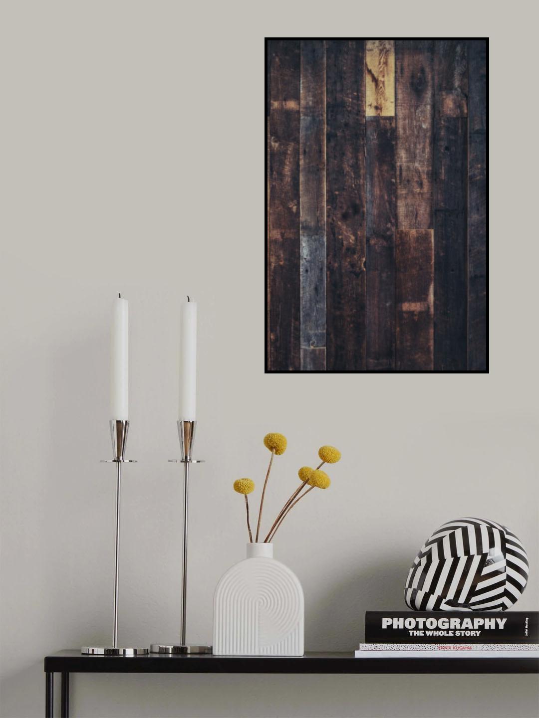 Wood Texture Poster och Canvastavla