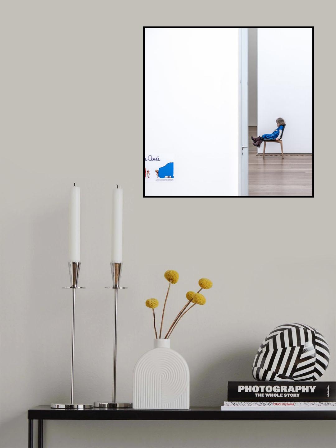 Little Princess in Blue... Poster och Canvastavla