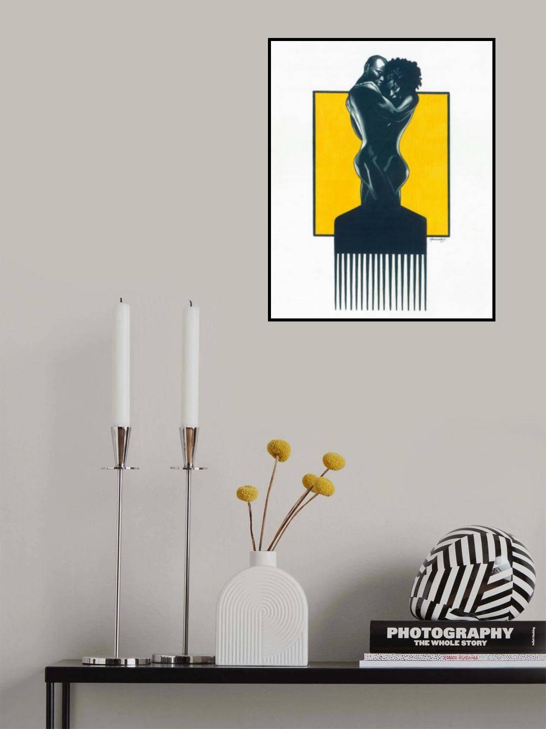 Afropick Couple Poster och Canvastavla