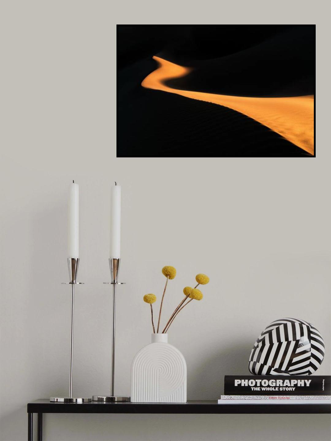 Dance Of The Light In The Desert Poster och Canvastavla